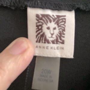 Anne Klein 20W black dress pants